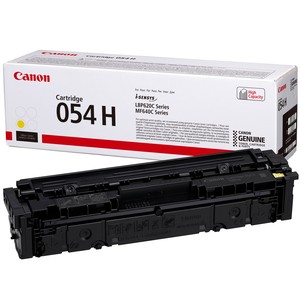Canon CRG-054H, eredeti lézertoner, 2300 oldal, yellow