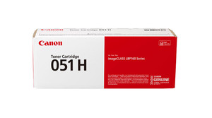 Canon CRG-051H, eredeti lézertoner, 4,1K, fekete