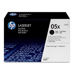 HP CE505X/No.05X, eredeti lézertoner, 6500 oldal, fekete