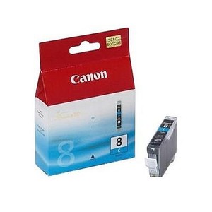 Canon CLI-8C, eredeti tintapatron, 13 ml, kék