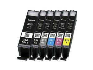 Canon PGI-550XL, eredeti, fekete tintapatron, 22 ml