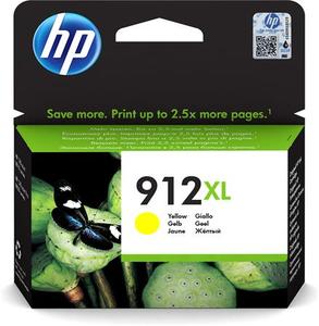 HP 3YL83AE/No.912XL, eredeti tintapatron, 825 oldal, yellow
