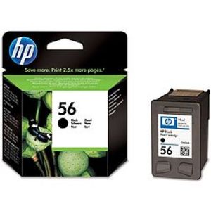 HP C6656A/56, eredeti, tintapatron, 19 ml, fekete