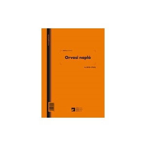 Orvosi napló A4, 200 lapos, álló, A.3510-172/UJ