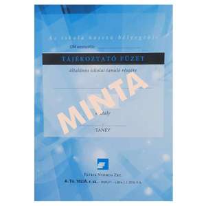 T&aacute;j&eacute;koztat&oacute; f&uuml;zet (&aacute;ltal&aacute;nos iskolai tanul&oacute;k r&eacute;sz&eacute;re), A.TU.102/A