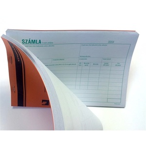 Számlatömb A5, 50x3 lap, fekvő B.13-374/V/PM, vegykezelt