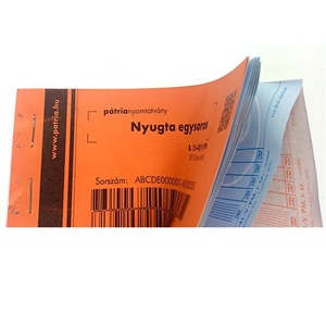 Nyugta, 1 soros, 50x2 lapos, PÁTRIA, B.15-40/V/PM