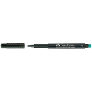 Alkoholos filc FABER-CASTELL F 0,6 mm, fekete