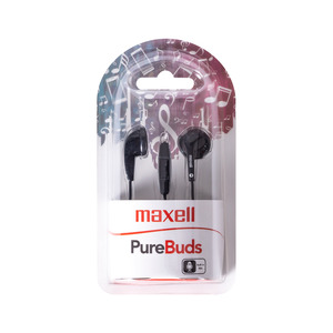 Fülhallgató MAXELL Pure Buds, + mikrofonnal, vezetékes, fekete