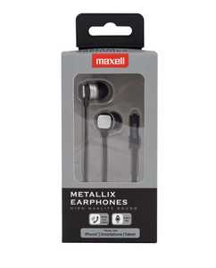 Fülhallgató MAXELL Metallix, + mikrofon, vezetékes, űrszürke