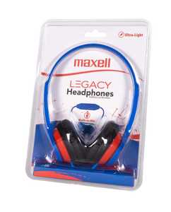 Fejhallgató MAXELL Legacy, vezetékes, kék