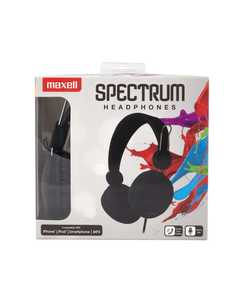 Fejhallgató MAXELL Spectrum, + mikrofon, vezetékes, fekete