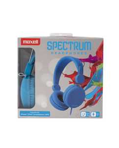 Fejhallgató MAXELL Spectrum, + mikrofon, vezetékes, kék