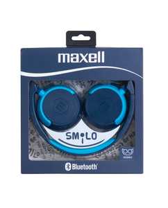 Fejhallgató MAXELL Smilo, Bluetooth, összecsukható, kék