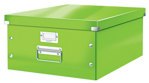 Doboz A3 LEITZ Click&Store, összehajtható, lakkfényű zöld