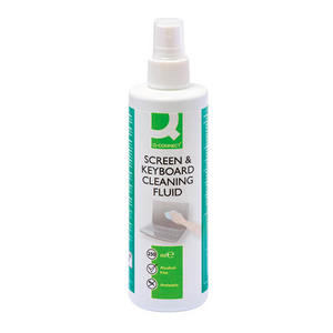 Tisztító spray 250ml Q-CONNECT KF04502, műanyag és fém felületekre