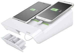 Duo töltő Complete fehér LEITZ 64450001 okostelefonok számára
