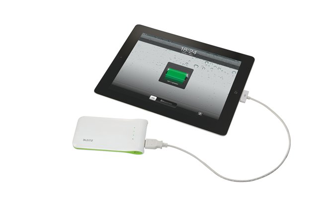 Töltő USB okostelefonokhoz, táblagépekhez LEITZ Complete fehér