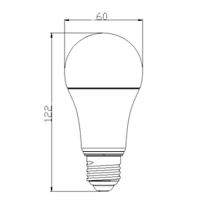 LED normál izzó E27 14,5W, 1521 lm, 2700 K, 220 fok, 25.000h