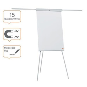 Flipchart t&aacute;bla 68x105 cm NOBO Essential, m&aacute;gneses 2 db seg&eacute;dkar, feh&eacute;r