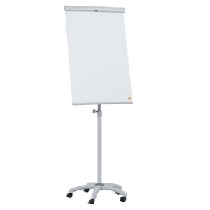 Flipchart t&aacute;bla 68x105 cm NOBO Essentials, mobil, m&aacute;gneses, feh&eacute;r