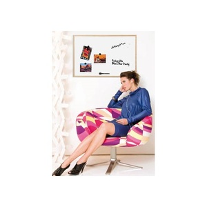 M&aacute;gnest&aacute;bla 40x60 cm, fakeretes, feh&eacute;r, t&ouml;r&ouml;lhető