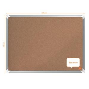Parafat&aacute;bla 60x45 cm, NOBO, Premium Plus, alum&iacute;nium keret, nat&uacute;r