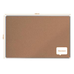 Parafat&aacute;bla 150x100 cm, NOBO, Premium Plus, alum&iacute;nium keret, nat&uacute;r