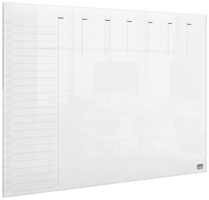Tervezőt&aacute;bla A3, NOBO Home, akril, fali/asztali, heti, &aacute;tl&aacute;tsz&oacute;
